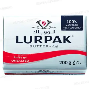 BEURRE PLAQUETTE 200G LURPAK