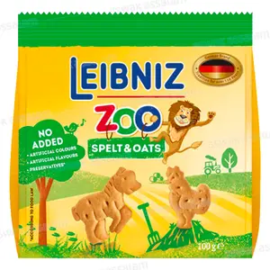 BISCUITS ZOO SPELT & OATS 100G LEIBNIZ