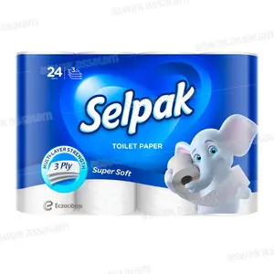 PAPIER HYGIENIQUE 3 PLIS 24 ROULEAUX SELPAK