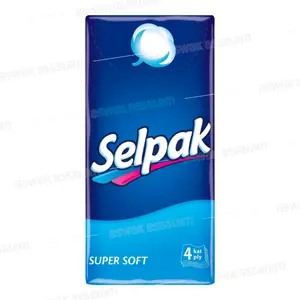 MOUCHOIR DE POCHE 4 PLIS 10 UNITES SELPAK