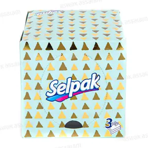 MOUCHOIR BOITE CUBIQUE 3 PLIS 48 UNITES SELPAK