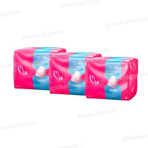 LOT DE 3 PAQUETS DE SERVIETTES HYGIENIQUES MAXI NORMALES MIA ( 2 ACHETES = 1 GRATUIT )