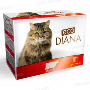 PATE BOEUF EN BARQUETTE POUR CHAT 100G ECO DIANA