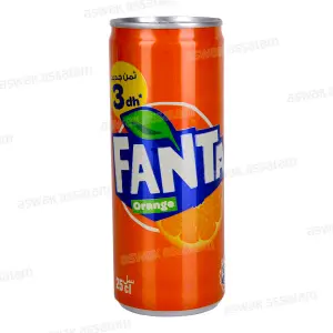 FANTA ORANGE CANETTE 25CL
