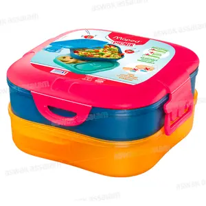 LUNCH BOX 3 EN 1 ROSE MAPED