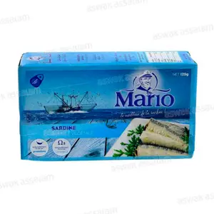 SARDINE A L'HUILE VEGETALE 125G MARIO