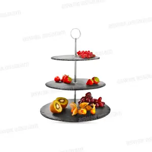 PLAT DE PRESENTATION 3 NIVEAUX EN ARDOISE