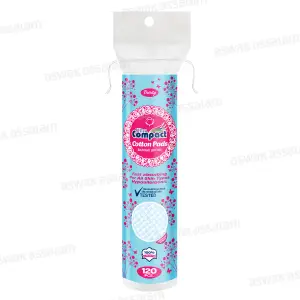 DISQUES COTON 120 UNITÉS ULTRA COMPACT