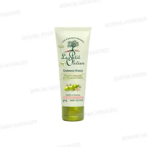GOMMAGE VISAGE POUDRE DE NOYAUX D'OLIVE 75ML LE PETIT OLIVIER