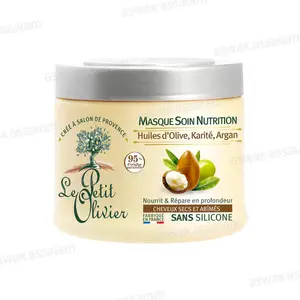 MASQUE NUTRITION HUILES D'OLIVE, KARITE, ARGAN 330ML LE PETIT OLIVIER