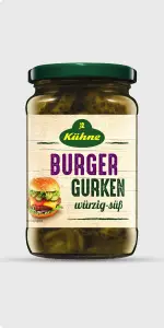 Cornichons épicés en morceaux 330g – KÜHNE