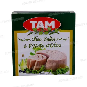 THON ENTIER A L'HUILE D'OLIVE 160G TAM