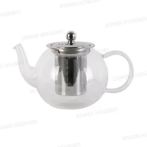 THEIERE EN VERRE AVEC INFUSEUR INOX 0,7L