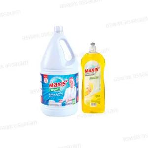 LOT EAU DE JAVEL 2,5L + LIQUIDE VAISSELLE 750ML MAXIS