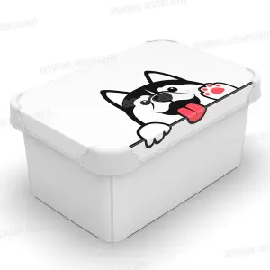 BOITE DE RANGEMENT 5L MOTIF PET