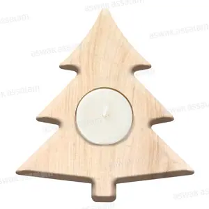 PORTE BOUGIE SAPIN 13*12CM + 1 BOUGIE OFFERTE