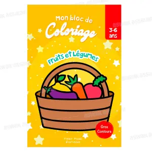MON BLOC DE COLORIAGE – FRUITS ET LEGUMES
