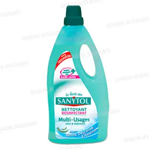 NETTOYANT DESINFECTANT FRAICHEUR POUR SOLS ET SURFACES 1L SANYTOL