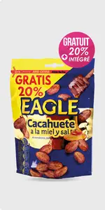 Cacahuète au miel et sel 75g – EAGLE