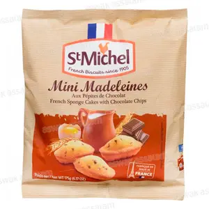 MINI MADELEINES AUX PEPITES DE CHOCOLAT 175G ST MICHEL