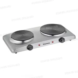 Plaque Electrique Volcano Duo Inox Taurus
