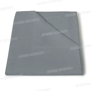 DRAP PLAT COTONELLE 240*270CM GRIS CLAIR RICHBOND