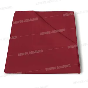 DRAP PLAT COTONELLE 240*270CM GRENAT RICHBOND