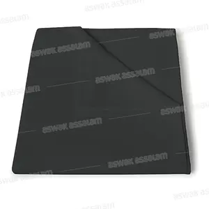 DRAP PLAT COTONELLE 240*270CM NOIR RICHBOND