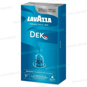 CAFE ESPRESSO DEK INTENSITE 7 BOITE 10 CAPSULES LAVAZZA