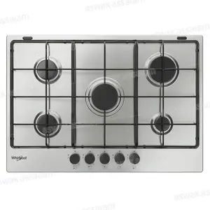 PLAQUE DE CUISSON A GAZ 5 FEUX 75CM INOX TGM 750/IX WHIRLPOOL
