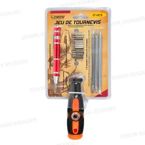 JEU DE TOURNEVIS 17 PIECES