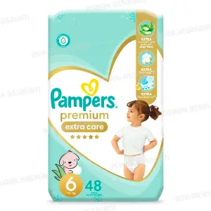 Couches Bebe Premium Extra Care Taille 6 48 Unites Saving Pack Pampers