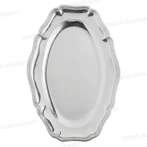 PLAT DE PRESENTATION EN INOX 35*20CM
