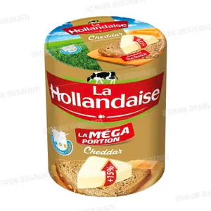 FROMAGE FONDU CHEDDAR 64 PORTIONS LA HOLLANDAISE