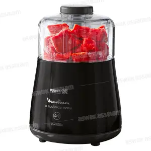MOULINETTE 1000W 4 EN 1 POWELIX NOIR DPA14825 MOULINEX