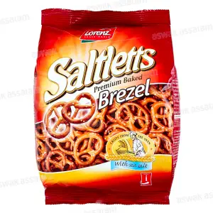 BRETZEL AU SEL DE MER SALTLETTS 150G LORENZ