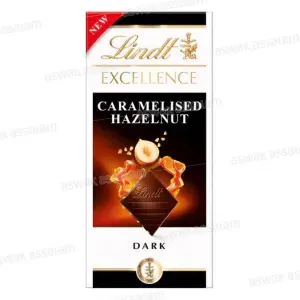 CHOCOLAT NOIR AUX NOISETTES CARAMELISEES 100G EXCELLENCE LINDT