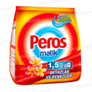 LESSIVE MACHINE BLANC ET COULEURS 1,5KG PEROS