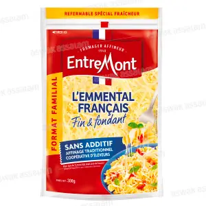 FROMAGE L'EMMENTAL FRANCAIS RAPE 300G ENTREMONT