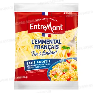 FROMAGE L'EMMENTAL FRANCAIS RAPE 100G ENTREMONT