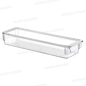 ORGANISATEUR TRANSPARENT AVEC COUVERCLE 36*20,5*5CM