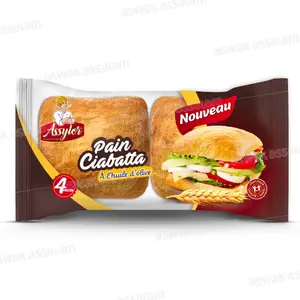 PAIN CIABATTA A L'HUILE D'OLIVE 4 UNITES ASSYLOR