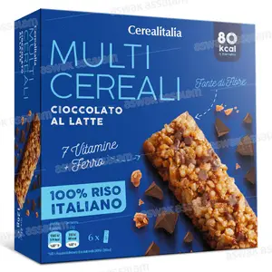 BARRE MULTI-CEREALES AUX NOIX DE COCO ET CHOCOLAT 6*21G CEREALITALIA