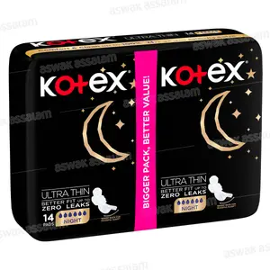 Serviettes Hygieniques Night Time 14 Unites Value Pack Kotex