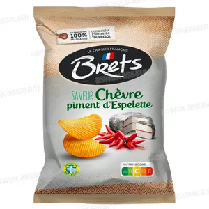CHIPS SAVEUR CHEVRE PIMENT D'ESPELETTE 125G BRETS