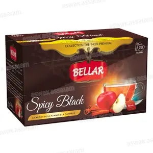 INFUSION BLACK SPICY AROME POMME ET CANNELLE 20 SACHETS BELLAR