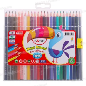 24 CRAYONS DE COULEUR FATIH