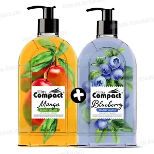 LOT DE 2 SAVONS LIQUIDES POUR MAINS 500ML ULTRA COMPACT