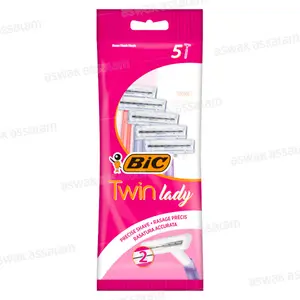 RASOIR 2 LAMES 5 UNITES TWIN LADY BIC