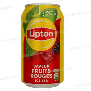 ICE TEA FRUITS ROUGES CANETTE 33CL LIPTON